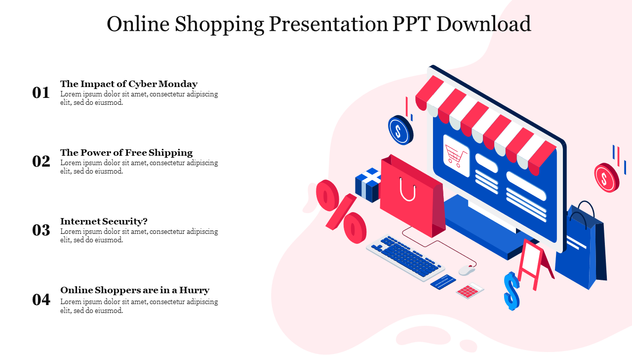 online shopping presentation ppt download